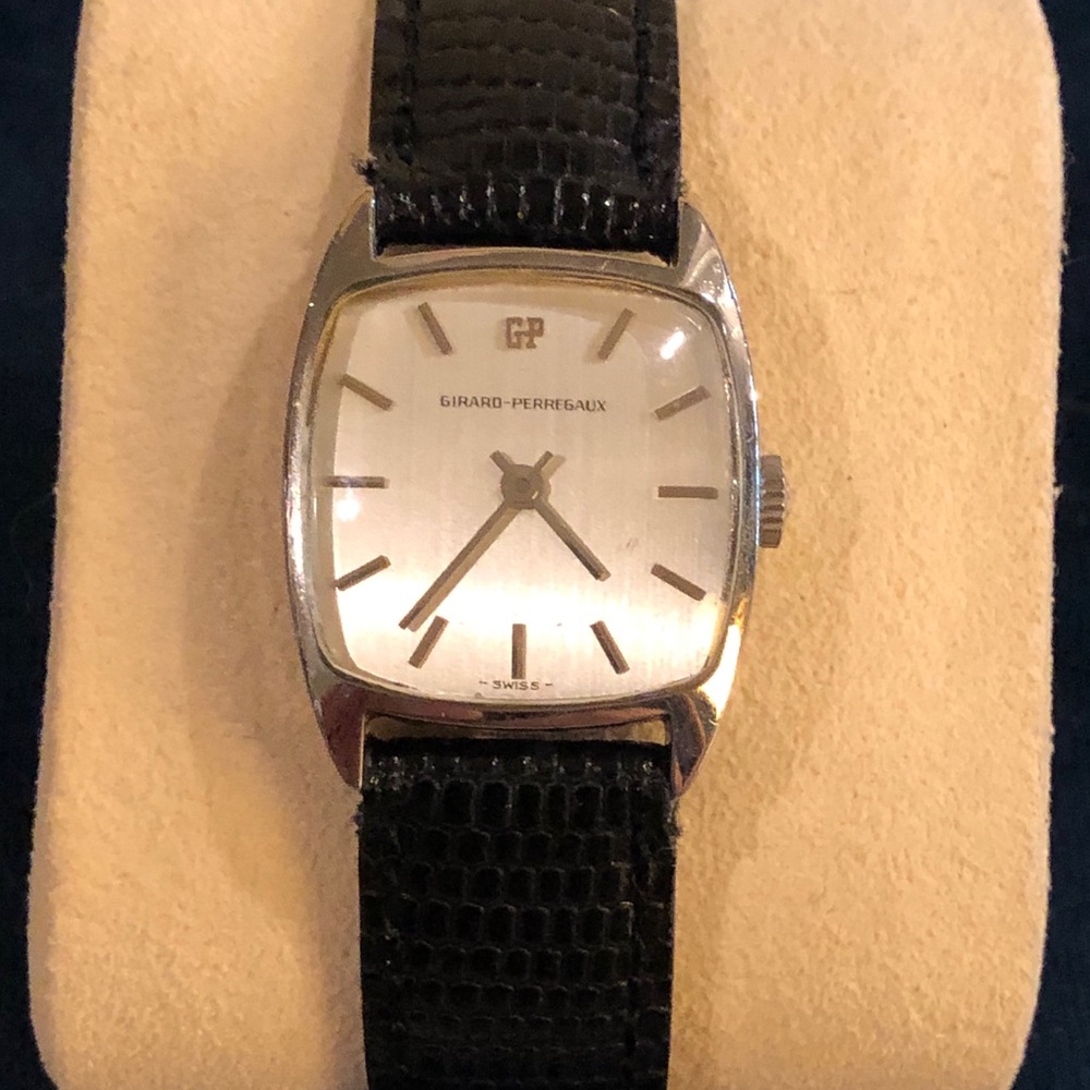 Girard-Perregaux Women’s Watch with Black Leather